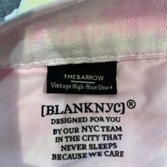 Women’s size 30 BLANKNYC tie-dye jean short.        Style - THE BARROW - Picture 6 of 7